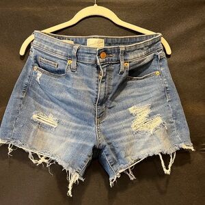 Universal Thread Blue Distressed Jean Shorts